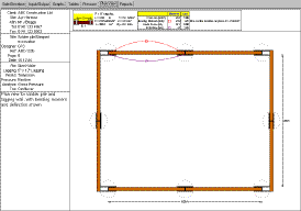 Soldier pile plan view